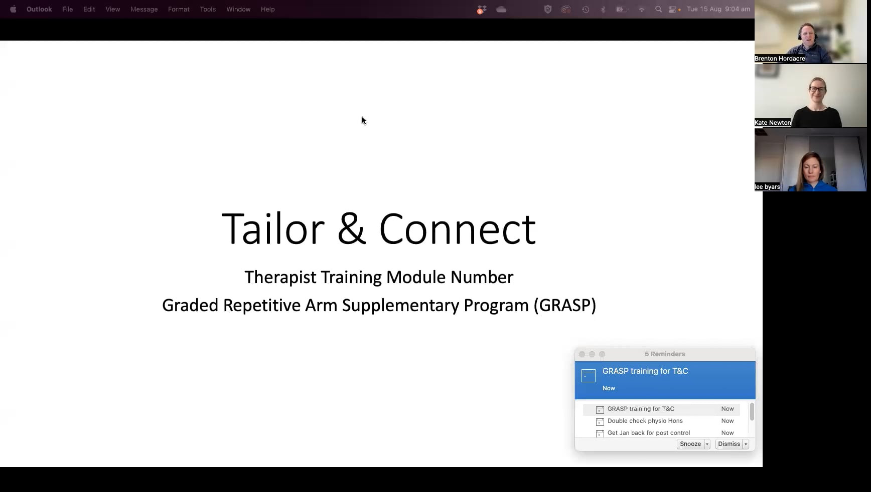 GRASP SESSION 1 on Vimeo