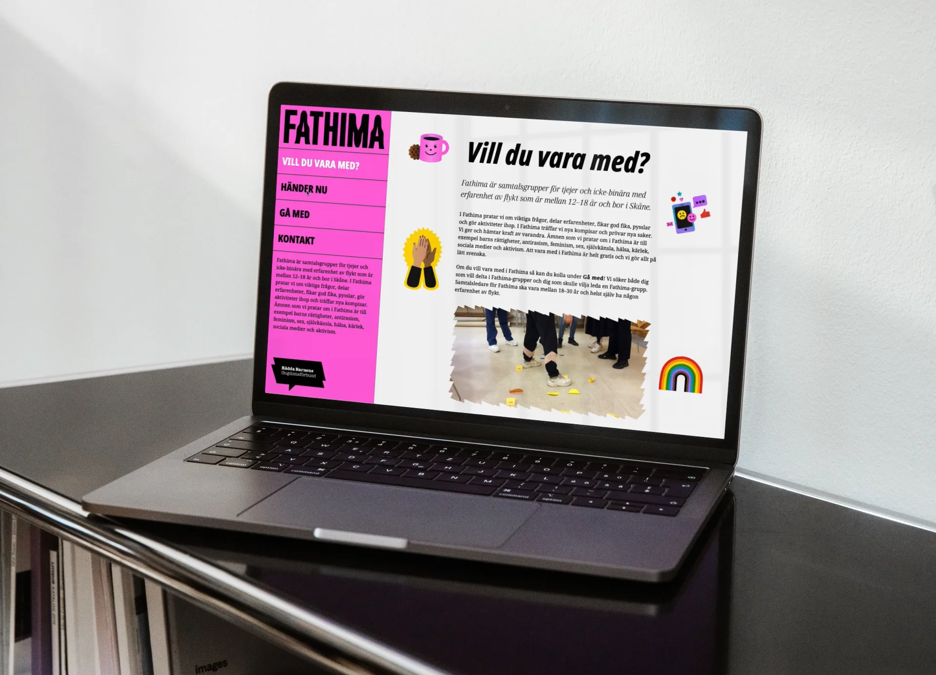 Fathima website desktop