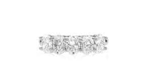 2.00 ct. t.w. Lab-Grown Diamond Five-Stone Ring in 14kt White Gold