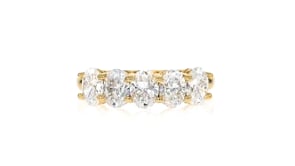 2.00 ct. t.w. Lab-Grown Diamond Five-Stone Ring in 14kt Yellow Gold