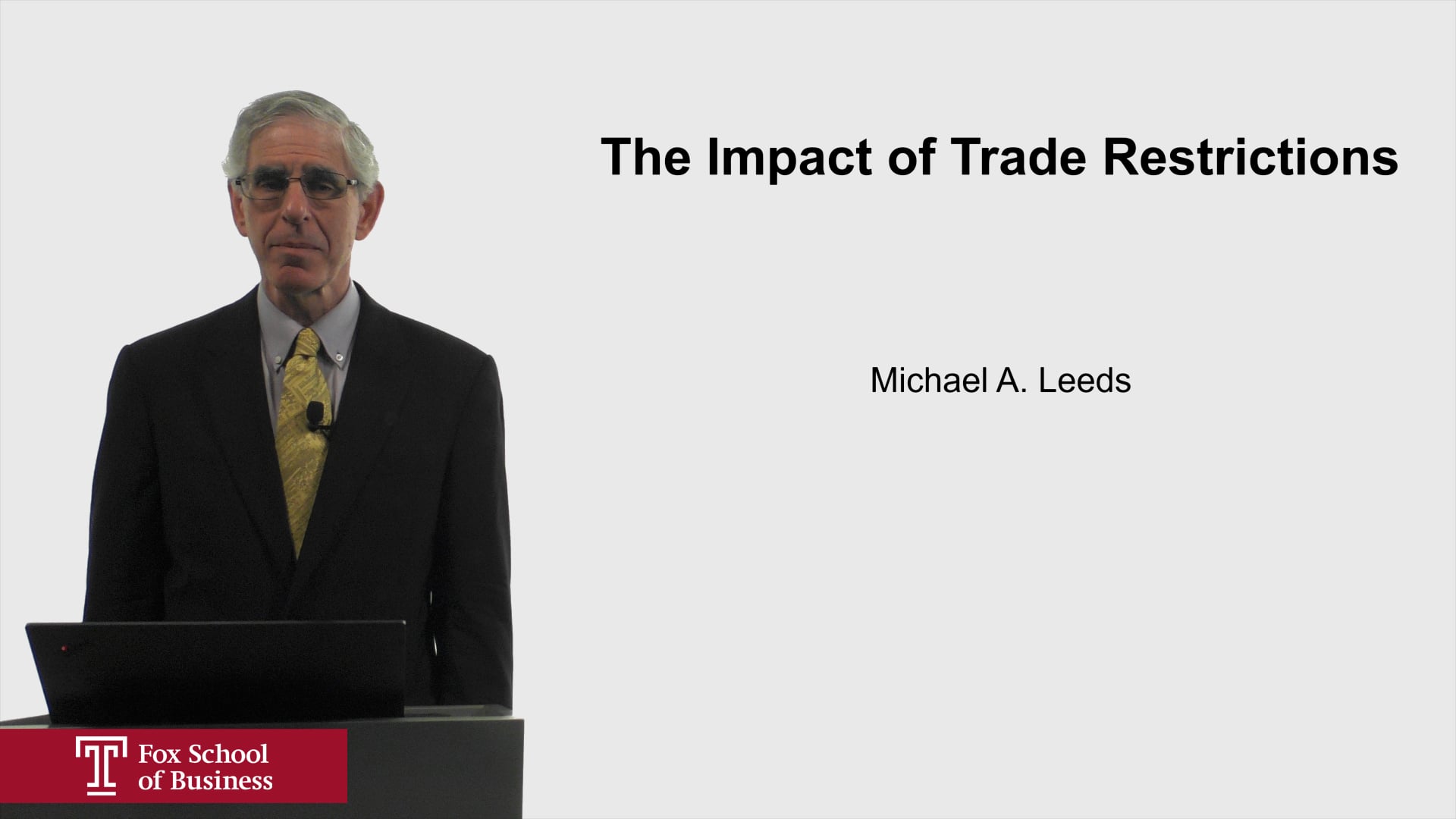 The Impact of Trade Restrictions