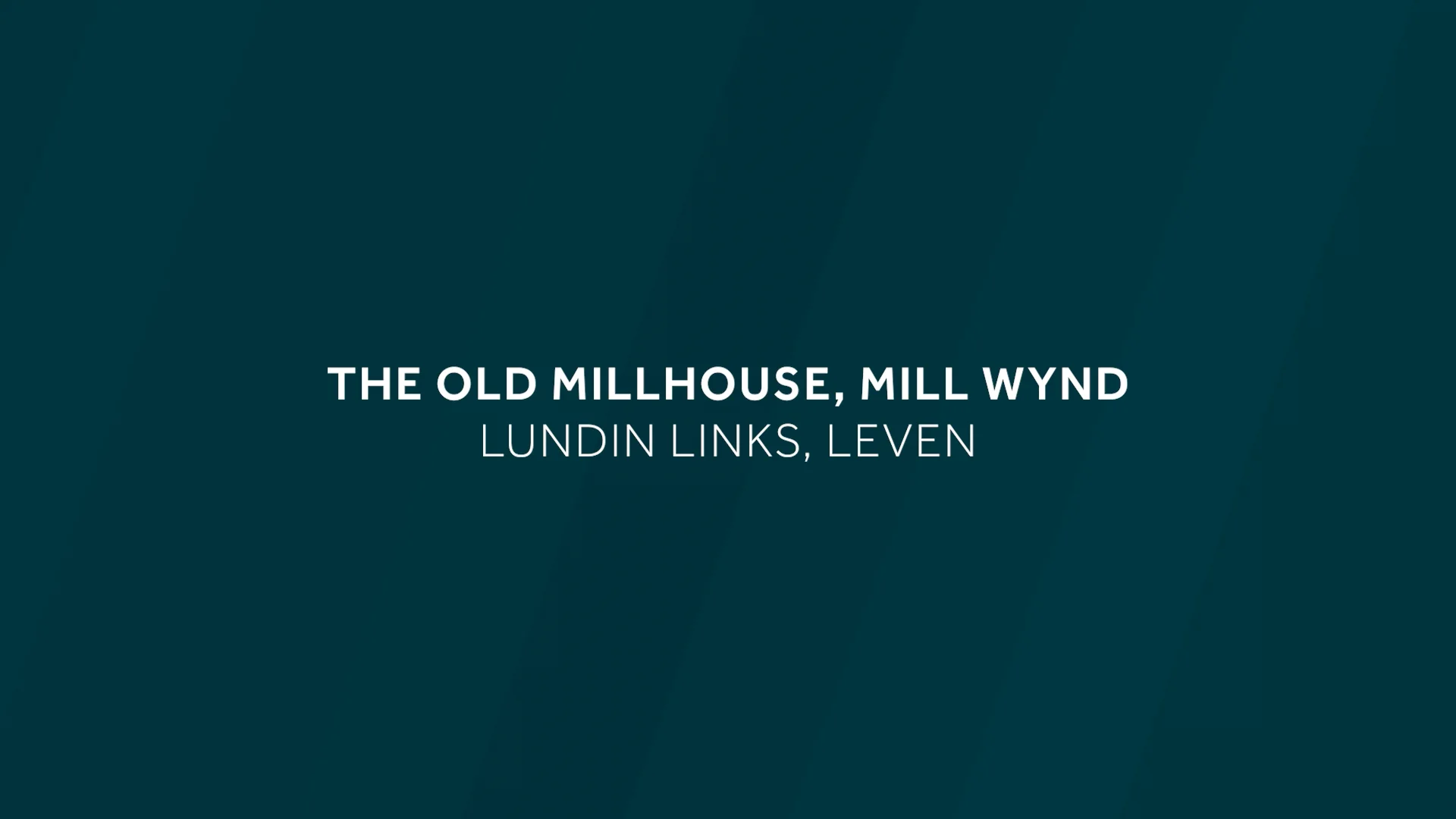 Rettie & Co. The Old Millhouse, Mill Wynd, Lundin Links, Leven. on Vimeo