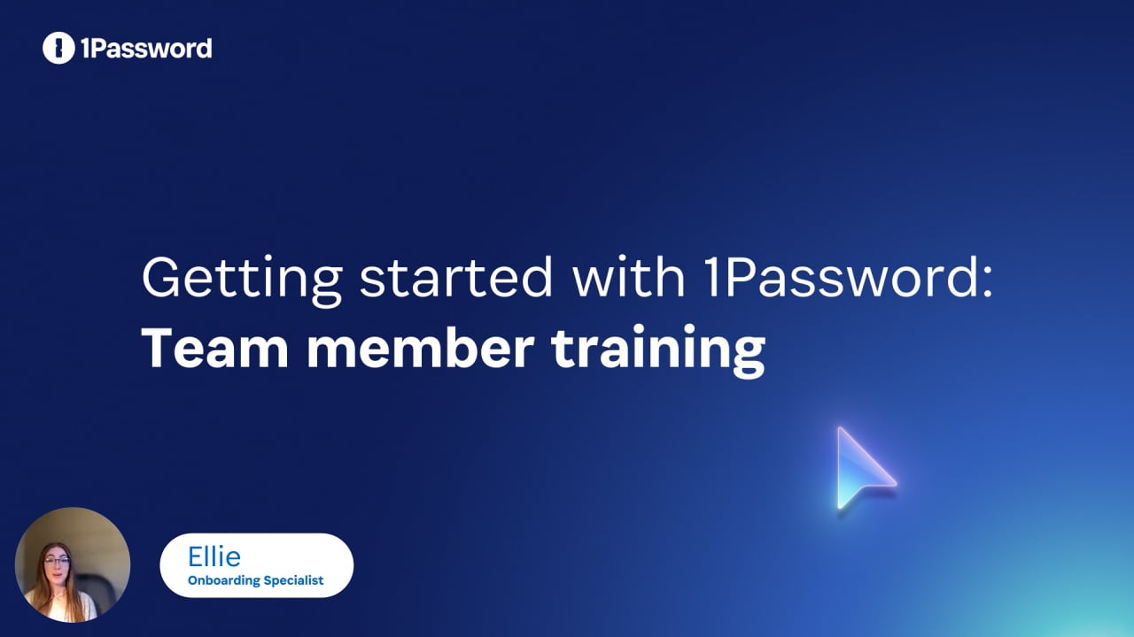 1. Getting Started With 1Password On Vimeo