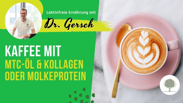 Kaffee mit MTC-Öl und Kollagen oder Molkeprotein