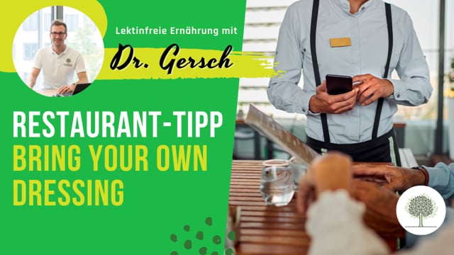 Restaurant-Tipp: Eigenes Dressing mitbringen und dem Kellner die Anweisungen geben 