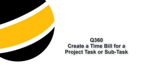 Time Bill Project Task or Sub Task v23.01