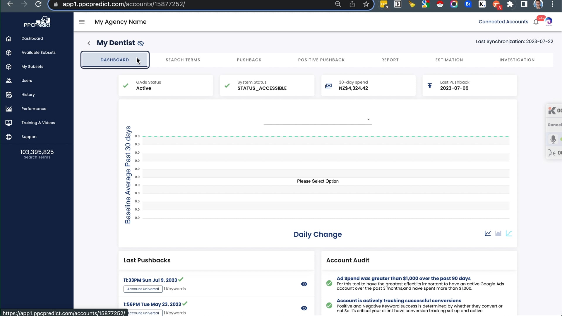 8. Client Dashboard on Vimeo