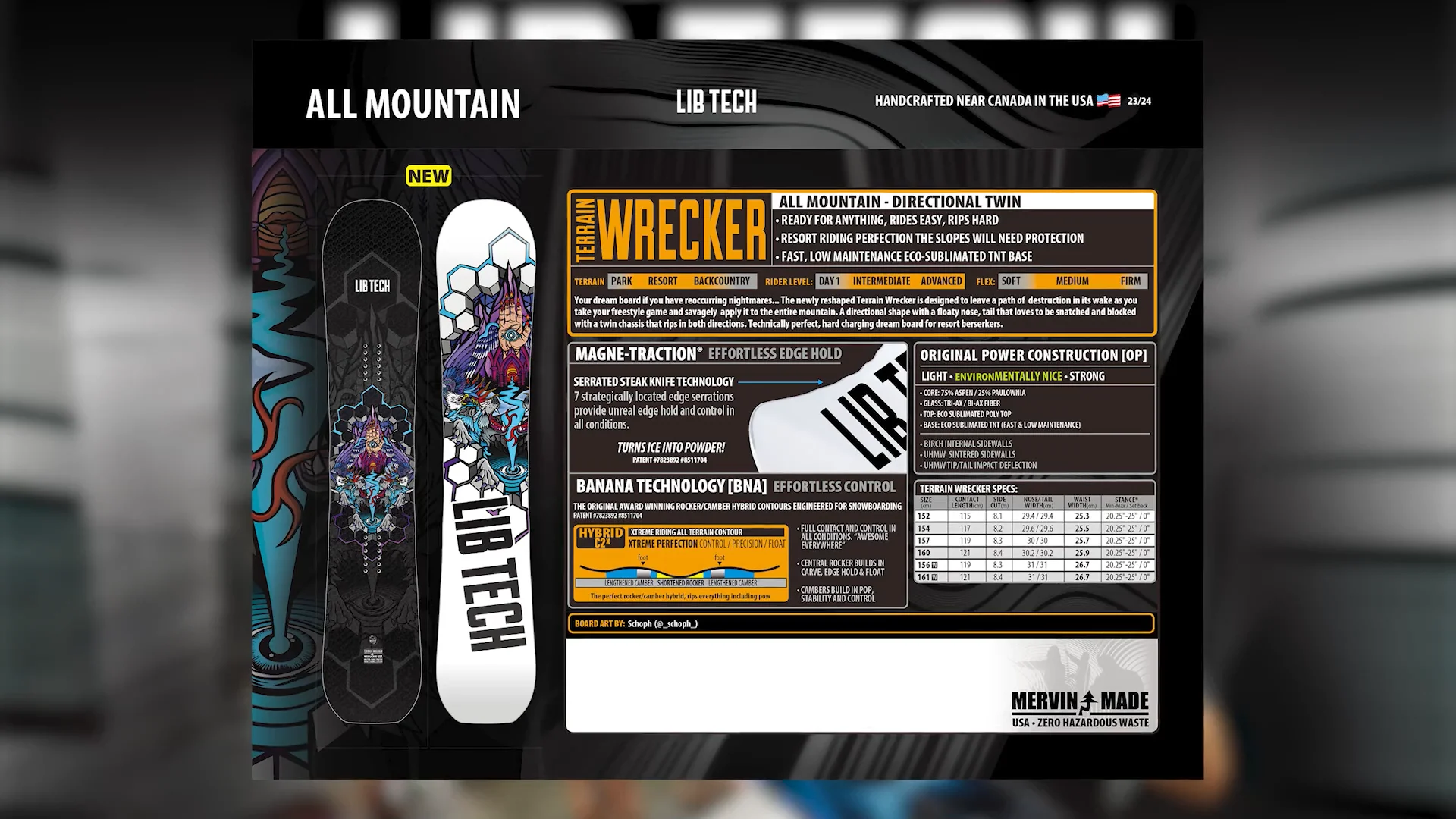 TERRAIN WRECKER | LIBTECH SNOWBOARDS 22-23