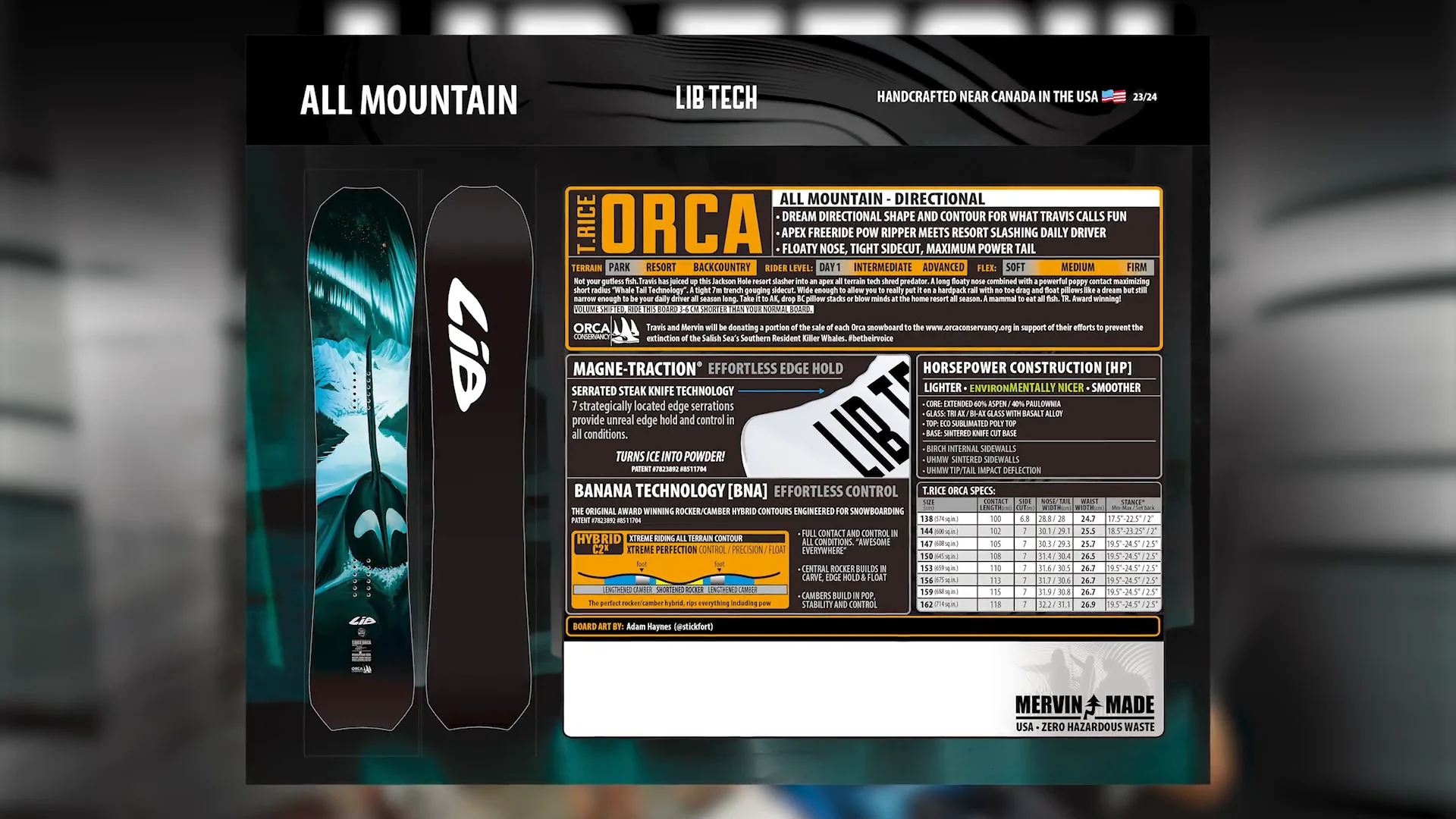 T.RICE ORCA | LIBTECH SNOWBOARDS 23-24