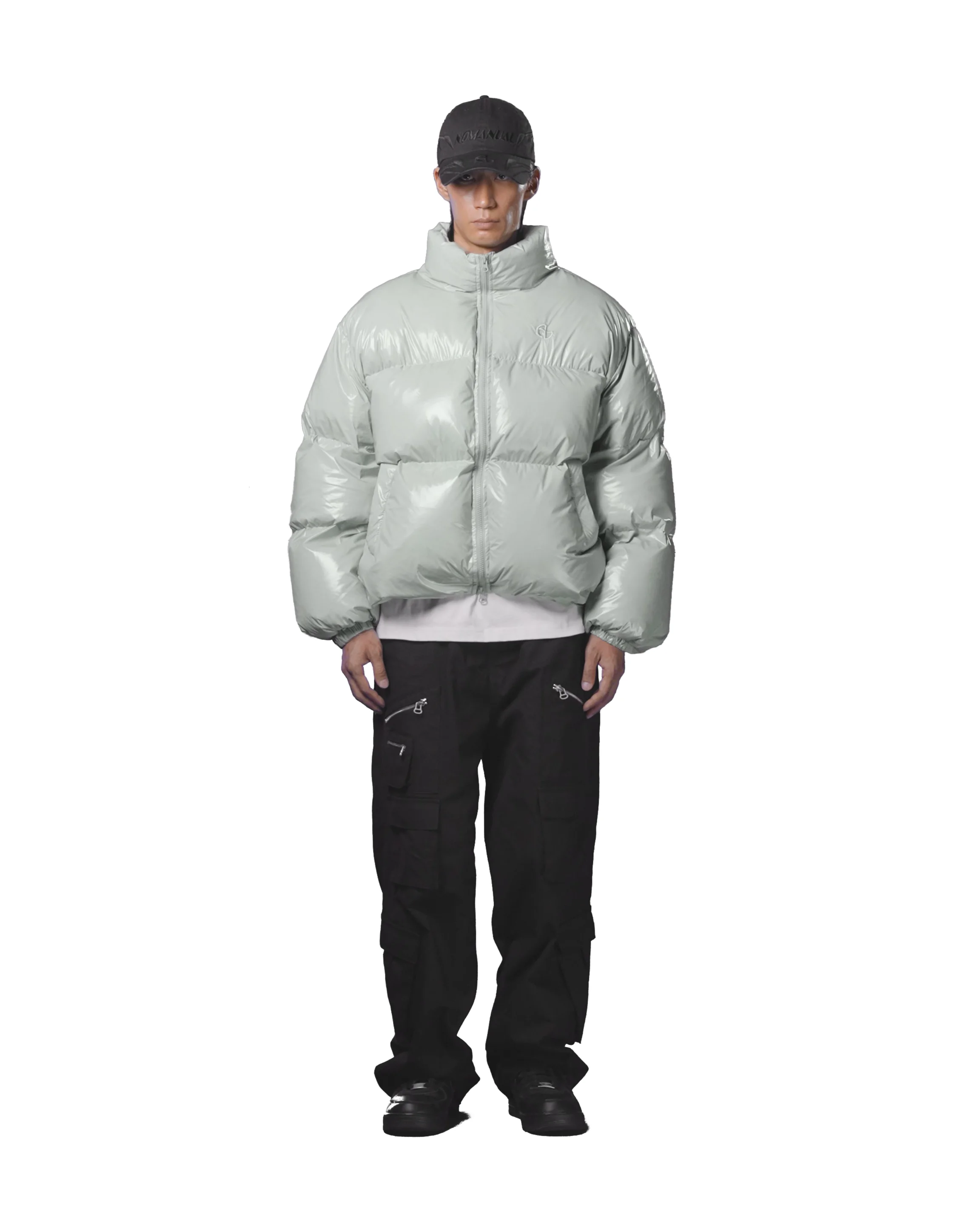 【NOMANUAL】LUKE DUCK DOWN ★男女共用★ 追跡付 LUKE DUCK DOWN - GLOSSY GRAY - nomanual