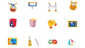 Theater and Cinema Icon Set, a Duotone Icon by Prosymbols (Thumbnail 8 of 8)