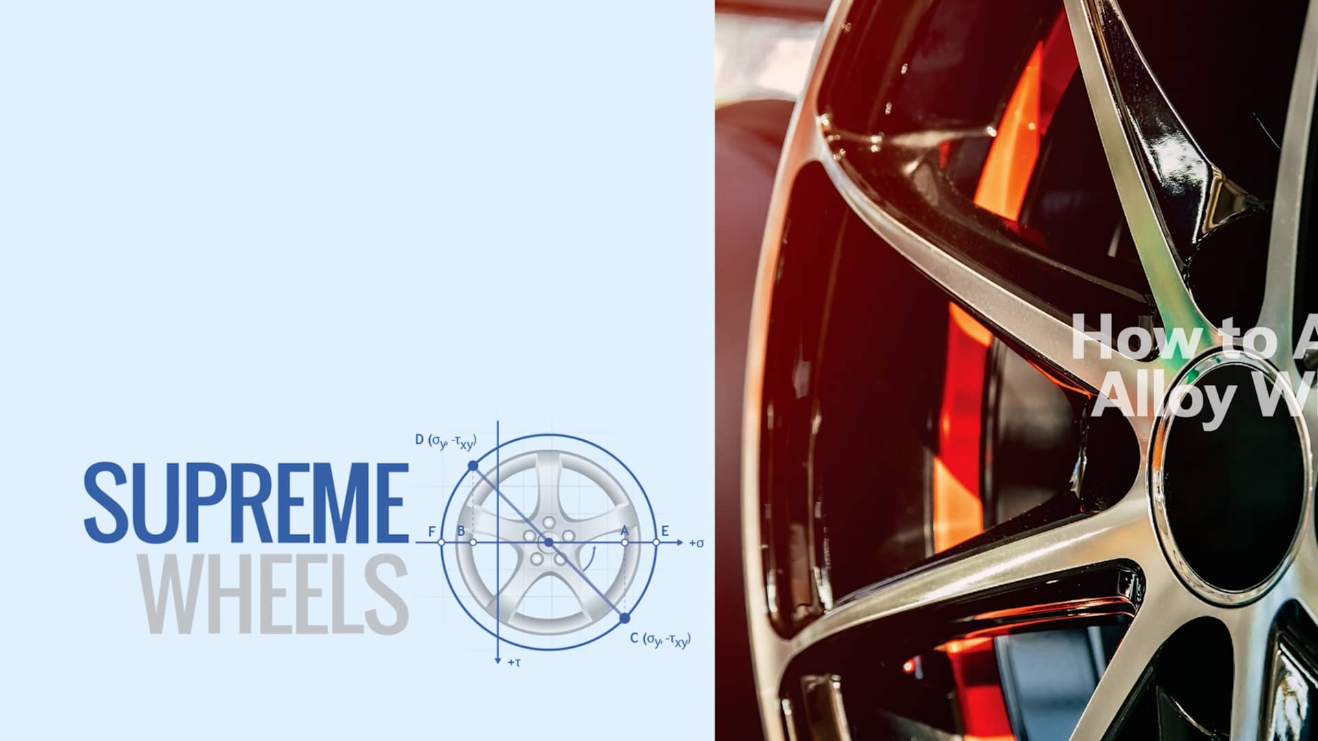 Supreme Wheels How to Assess Alloy Wheels on Vimeo