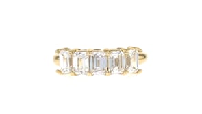 2.00 ct. t.w. Lab-Grown Diamond Five-Stone Ring in 14kt Yellow Gold