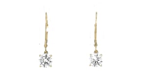 2.00 ct. t.w. Lab-Grown Diamond Drop Earrings in 14kt Yellow Gold