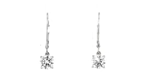 2.00 ct. t.w. Lab-Grown Diamond Drop Earrings in 14kt White Gold