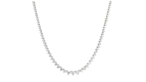 5.00 ct. t.w. Graduated Lab-Grown Diamond Tennis Necklace in 14kt Yellow Gold