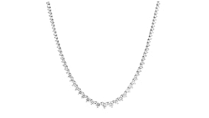 5.00 ct. t.w. Graduated Lab-Grown Diamond Tennis Necklace in 14kt White Gold