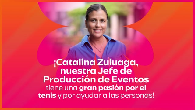 ¡Entre canchas y raquetas, Catalina Zuluaga tiene una gran pasión por el tenis!