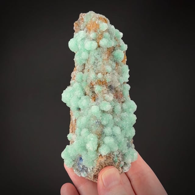Gypsum included with Malachite