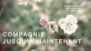 Cie Jusqu'à maintenant : D'ici là - Teaser