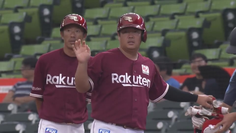 【ファーム】4番の仕事!! イーグルス・横尾俊建が先制の2点タイムリーヒット!!  2023年8月17日 埼玉西武ライオンズ 対 東北楽天ゴールデンイーグルス