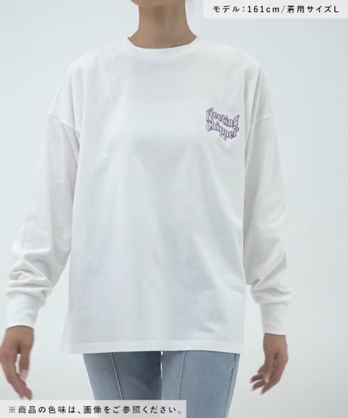 新品 『PEACH JOHN』 クルーネックシンプルTシャツ (S) ハート刺繍 - T