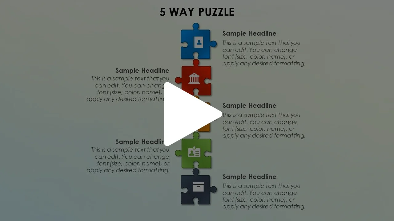 5 Way Puzzle Animated Presentation - SketchBubble on Vimeo