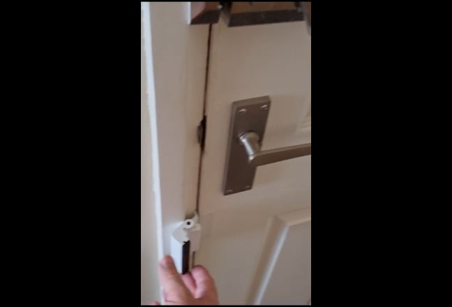 Video 1: Another view of the bedroom. Fire rated doors, every room has a linked smoke detector