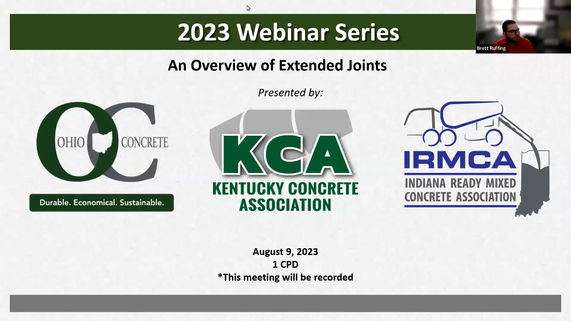 An Overview of Extended Joints from Christopher R. Tull, P.E., LEED AP