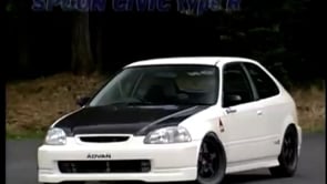 [ENG CC] Spoon Civic Type R EK9 260HP 900kg - full lap ONBOARD Tsukuba.mp4