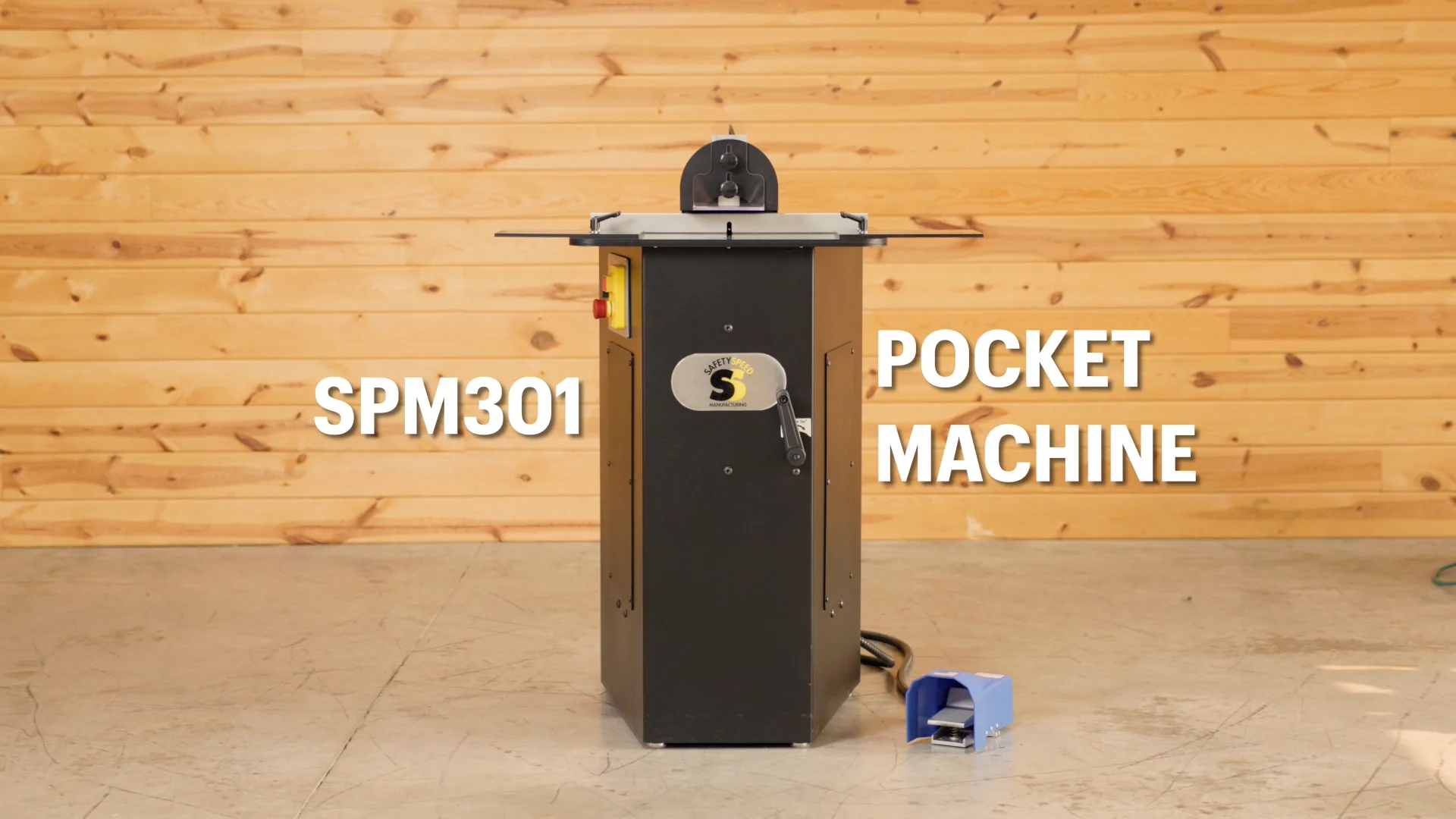 SPM301 Screw Pocket Machine - Safety Speed Manufacturing