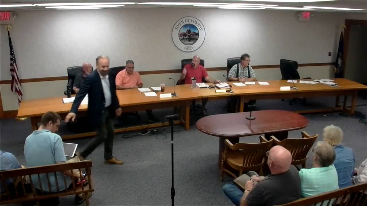 Conway Zoning Board of Adjustment 81623 on Vimeo