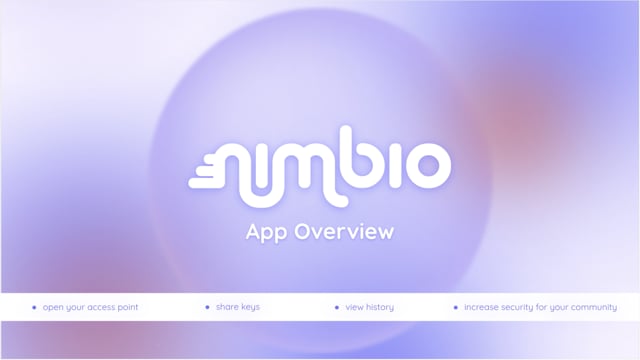 Nimbio App Tutorial