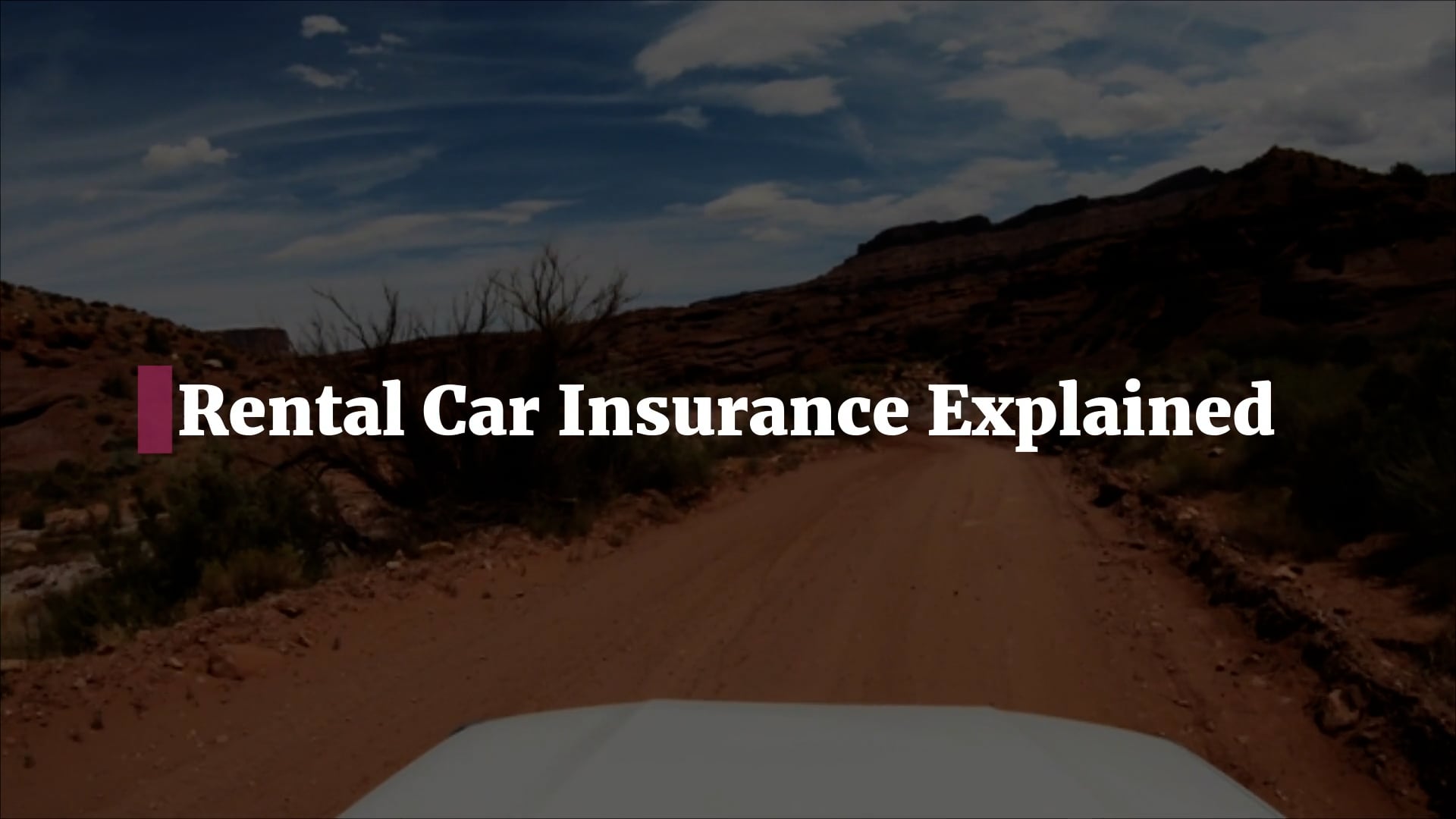 Rental Car Insurance Explained on Vimeo