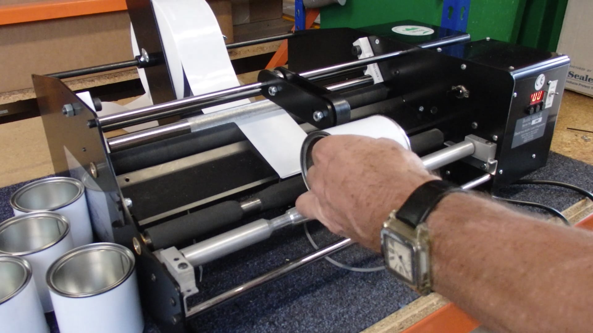 Label applicator test video 18.08.23 on Vimeo