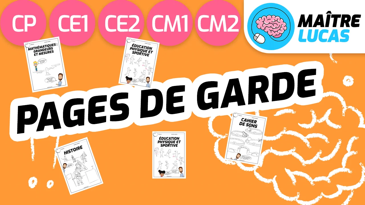 Page De Garde Cahier D entrainement Cm2 Pages de garde créatives pour les cahiers d'écoliers CP - CE1 - CE2 - CM1 -  CM2 - Cycle 2 - Cycle 3 on Vimeo