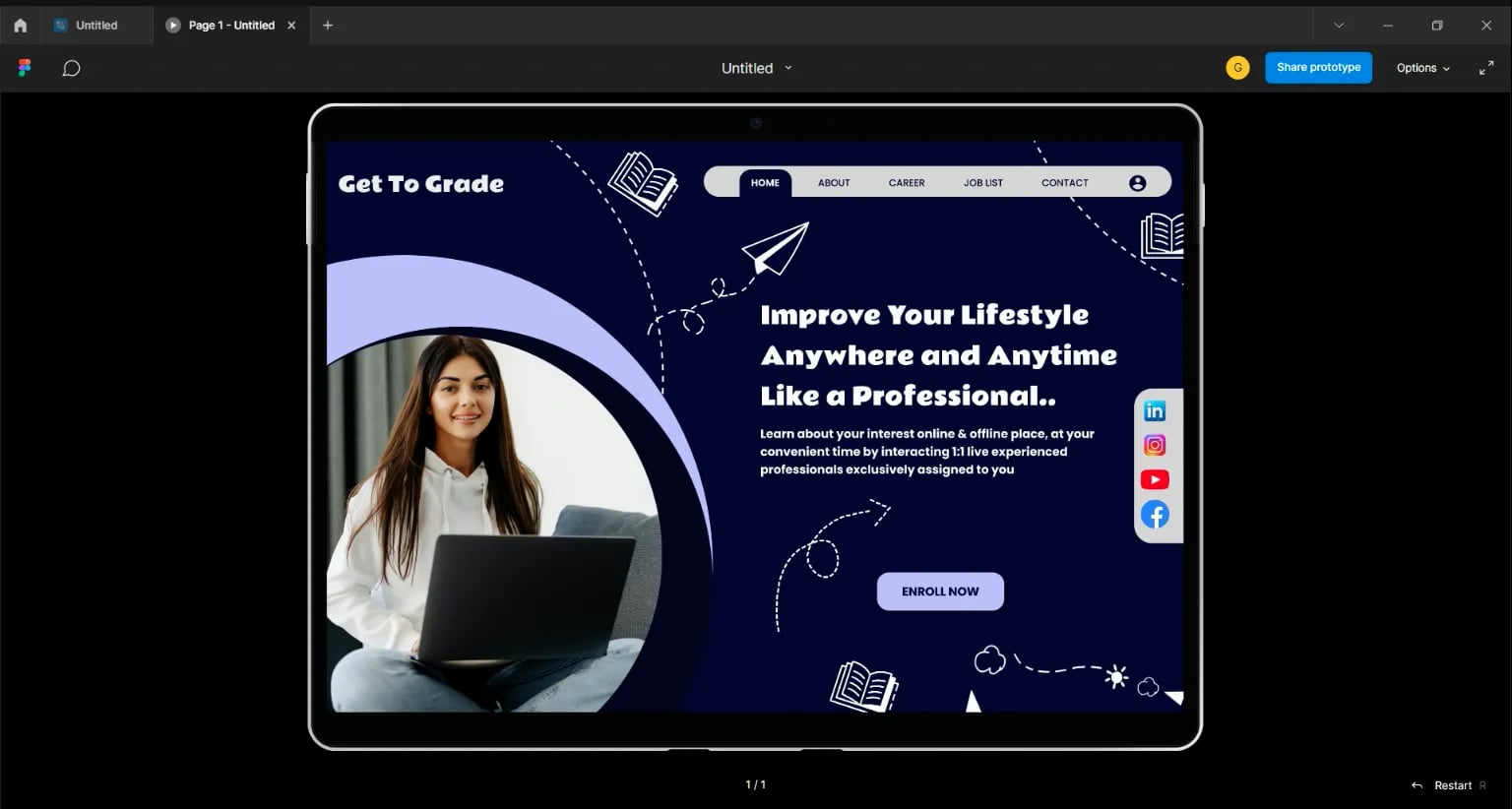 Get to Grade Website Design on Vimeo