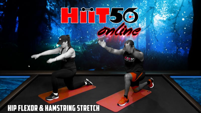 Hip Flexor & Hamstring Stretch