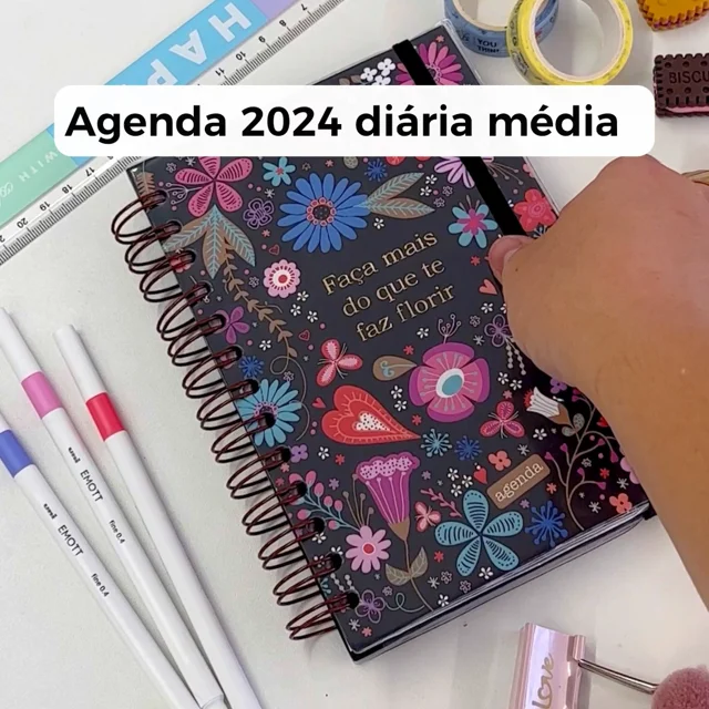 Agenda 2024 Diária Fiore Média