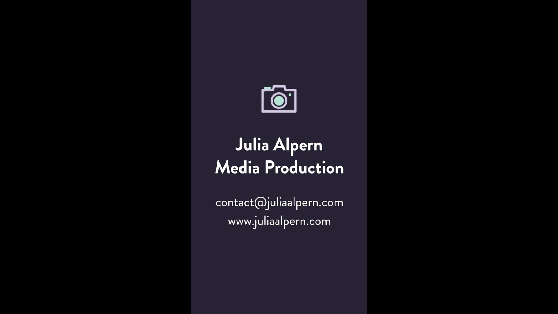 Julia Alpern Media Production - Social Media Reel