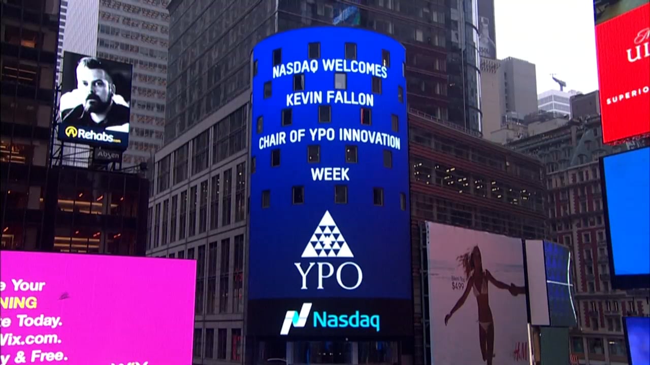 Kevin Fallon at Nasdaq for YPO Innovation