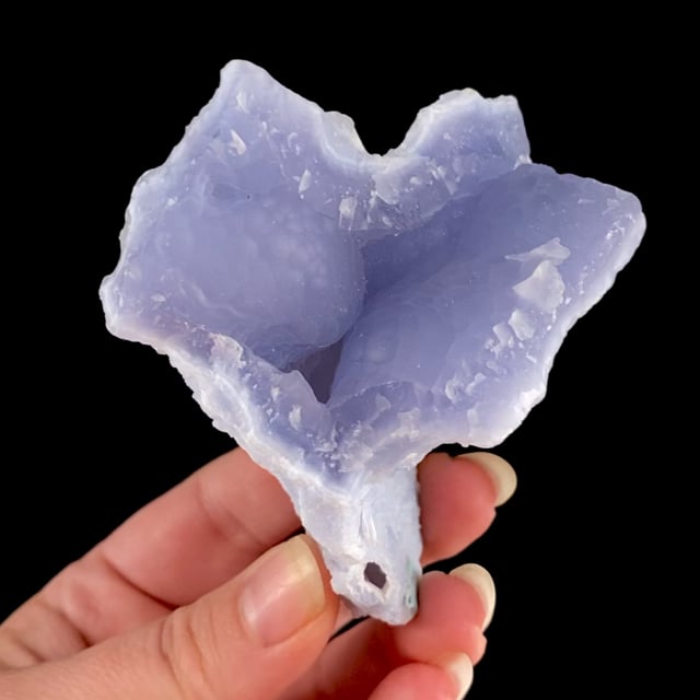 Quartz var: Chalcedony (''Blue Holly Agate'')