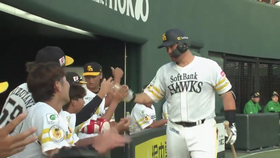 【ファーム】2試合連続弾!! ホークス・リチャード 打った瞬間確信のソロホームラン!!  2023年8月19日 福岡ソフトバンクホークス 対 オリックス・バファローズ