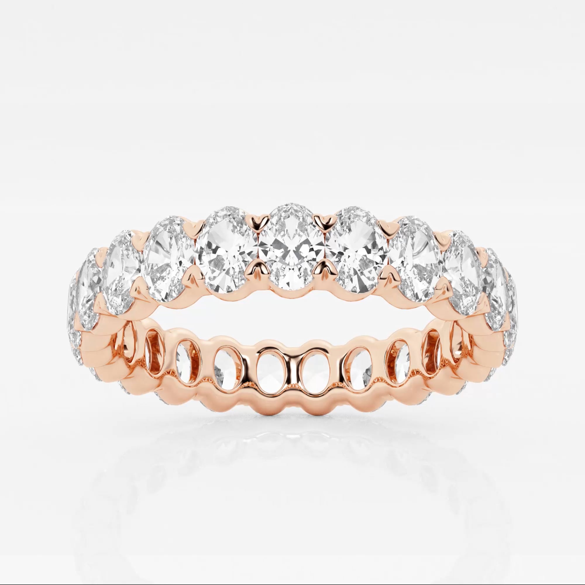 Lab Grown Infinity Diamond Wedding Band