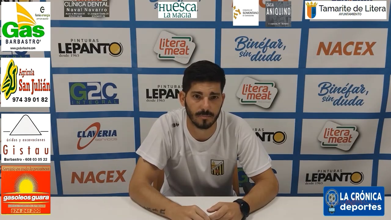 TITO PEINADO (Entrenador Alcolea) CD Binéfar 1-0 CF Alcolea " PRETEMPORADA "