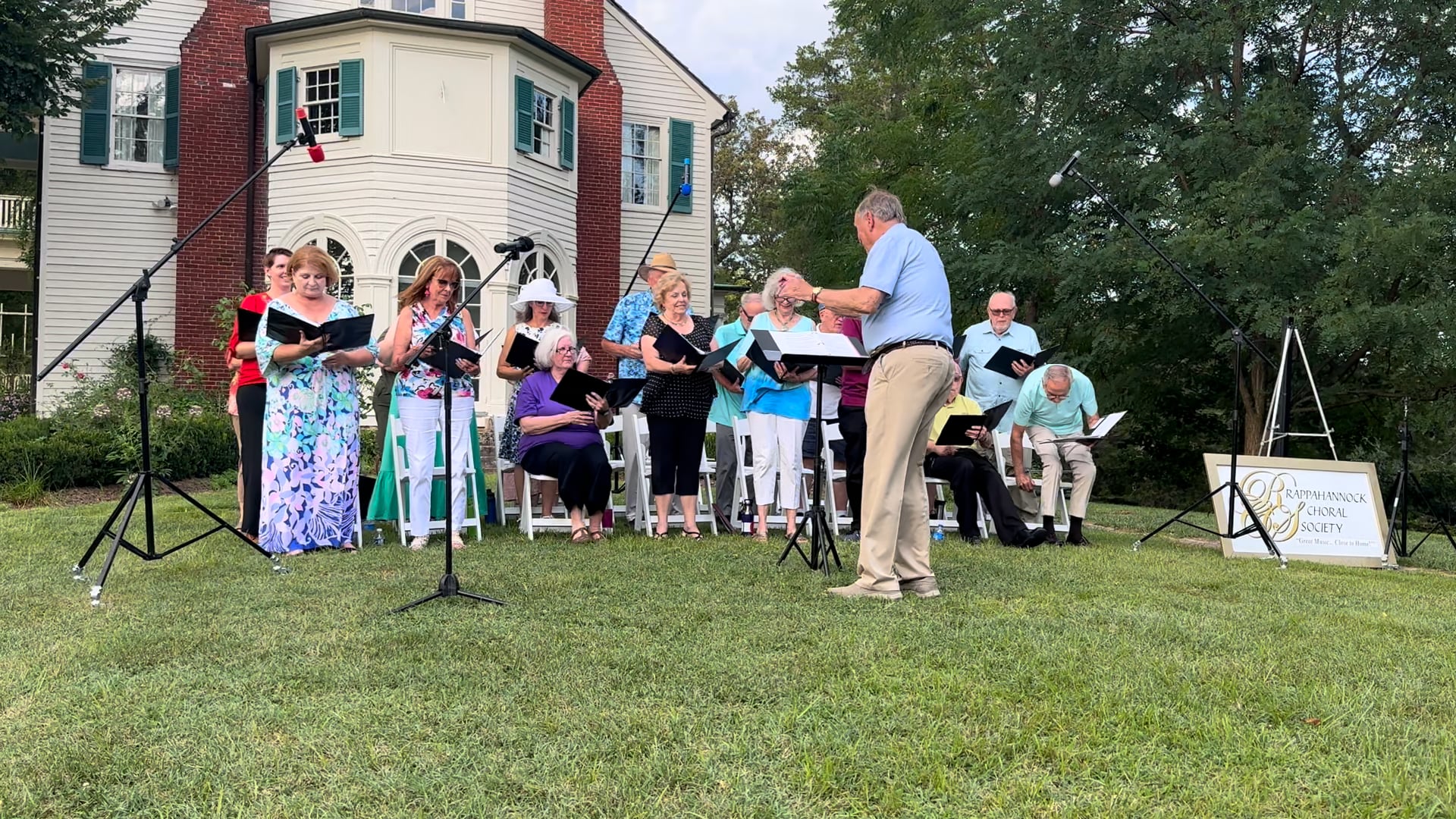RCS Singing a Wonderful Day Like Today at Melcher's Studio