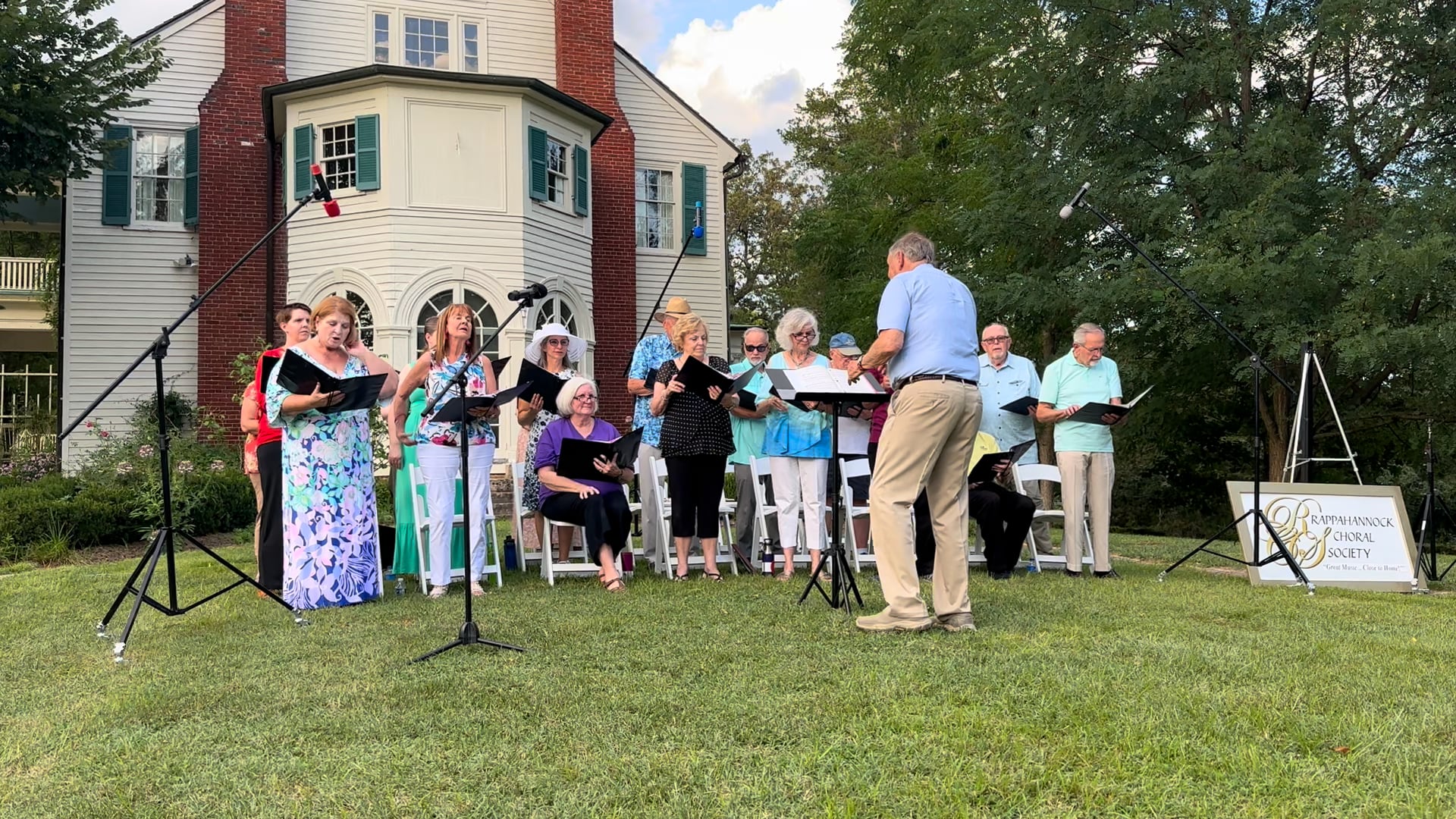 RCS Singing "Simple Gifts" at Gari Melcher's Arts After Hours
