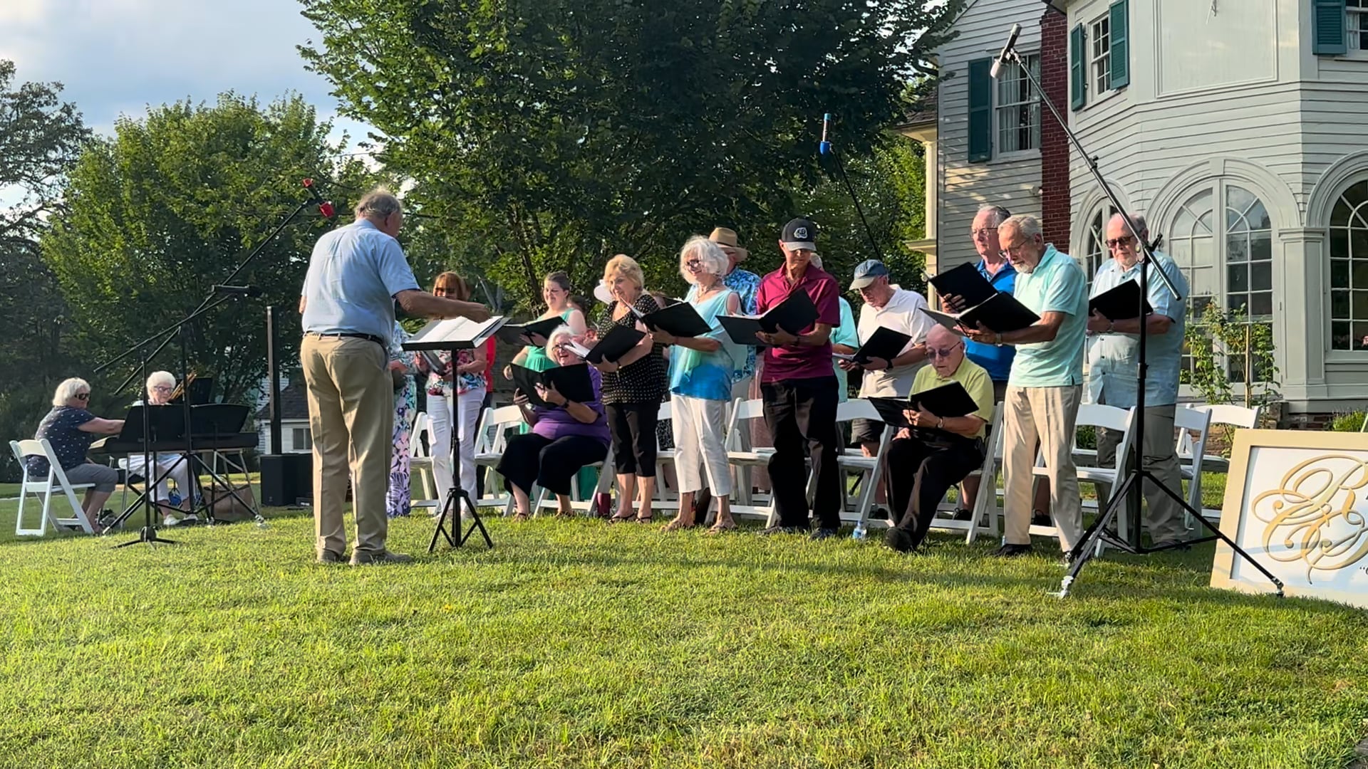RCS Singing "On a Clear Day" at Geri Melcher's Art After Hours
