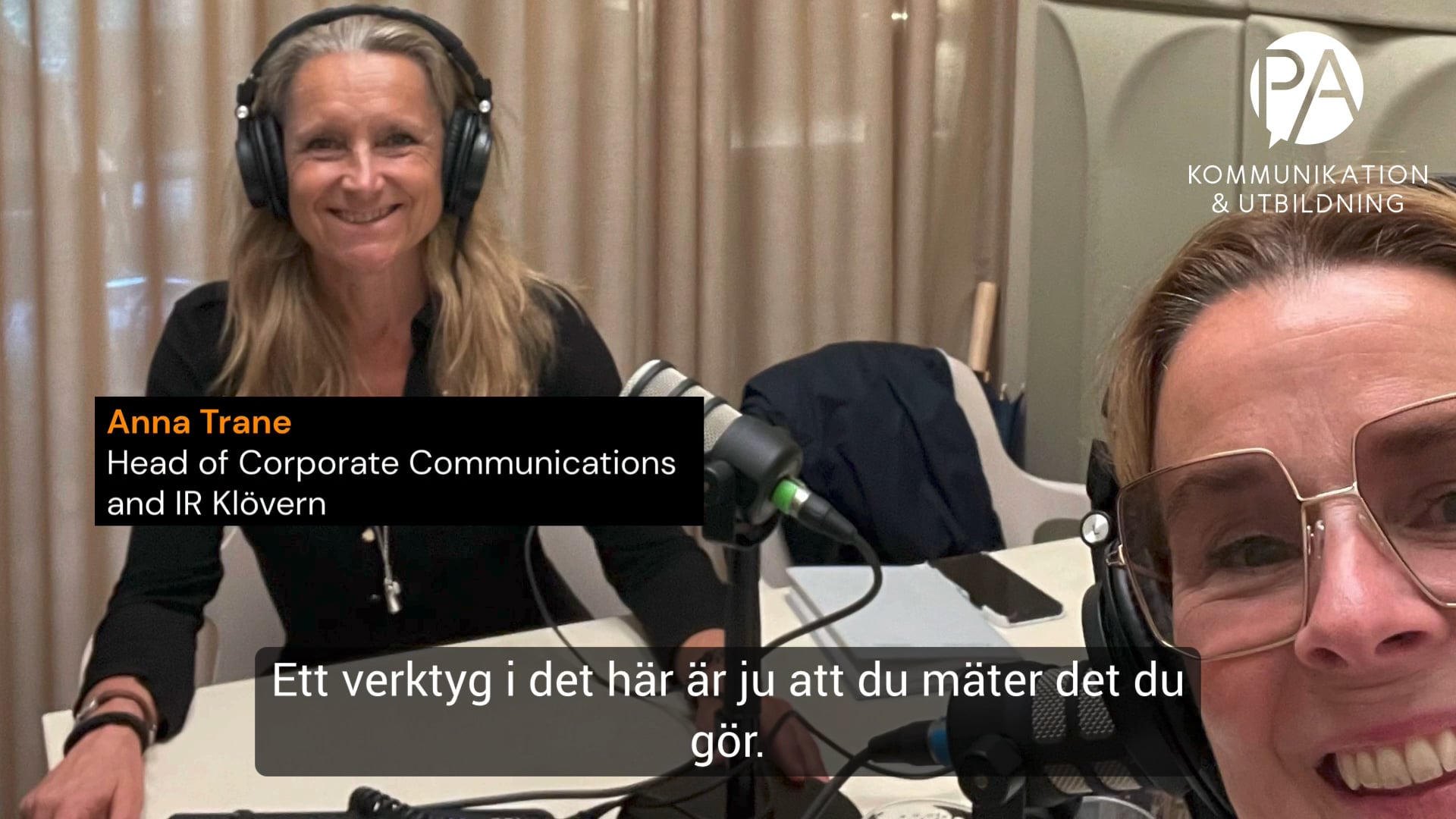 "VI KOMMUNIKATÖRER BEHÖVER BLI DUKTIGA PÅ ATT MÄTA DET VI GÖR FÖR ATT INTE FASTNA I FLUMFACKET."