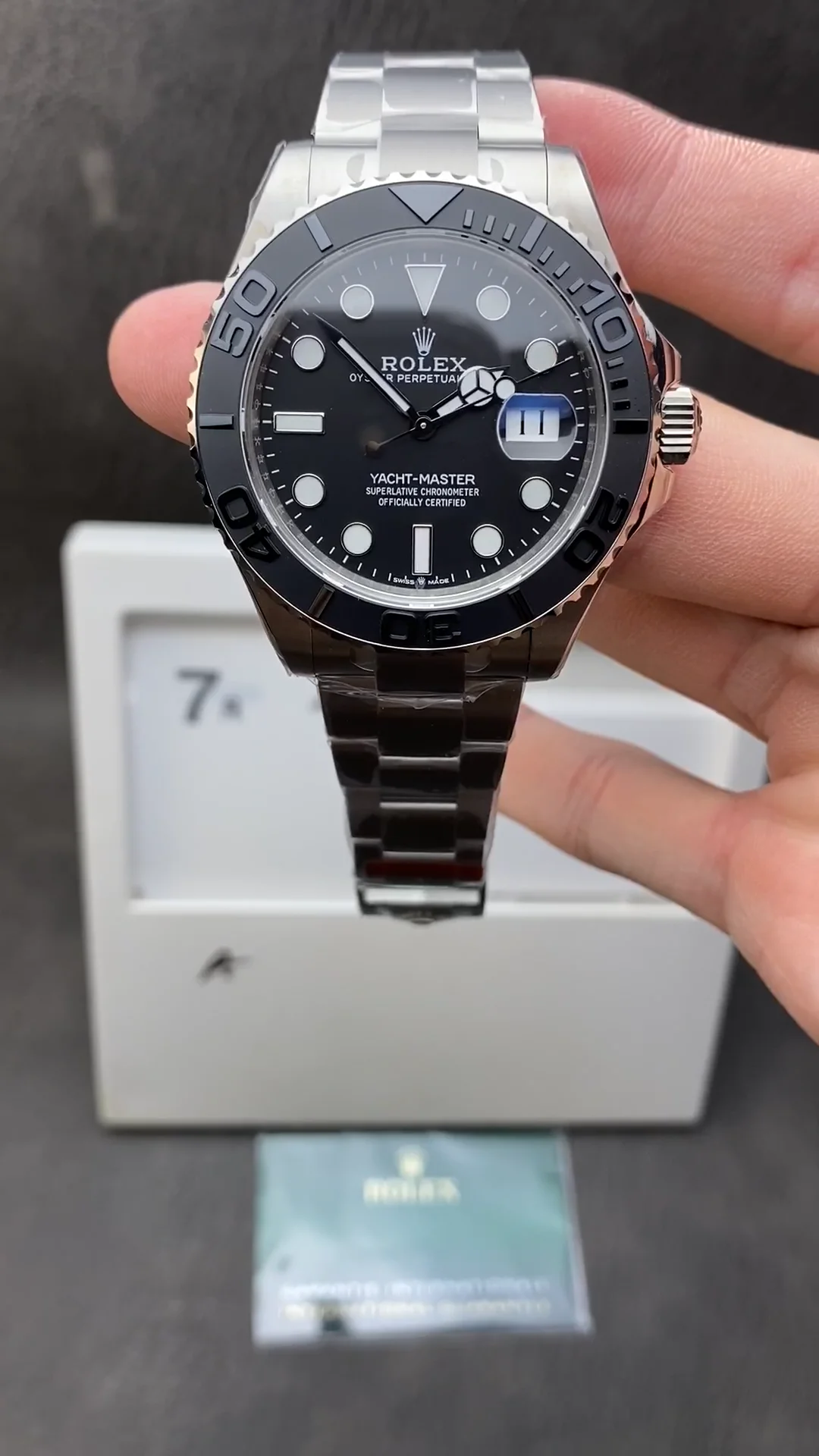 NOOB工場 V12 ロレックス ヨットマスター 42 チタン 226627 3235